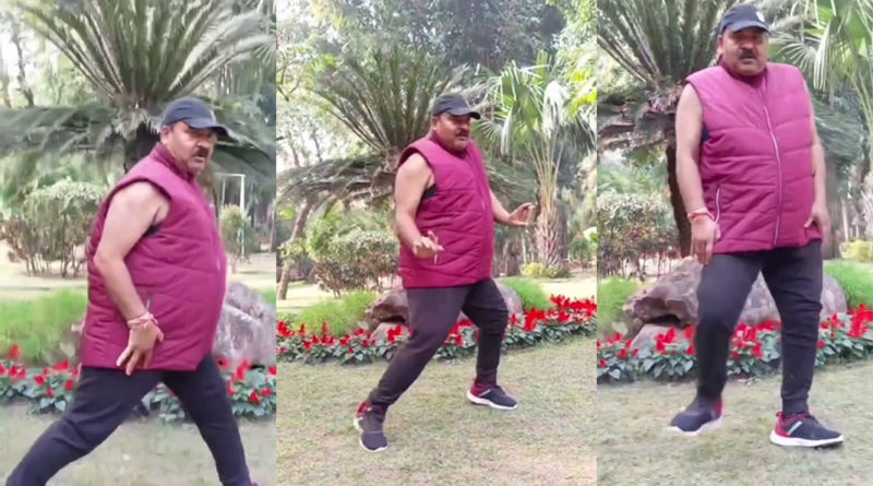 dabbu uncle viral dance in park